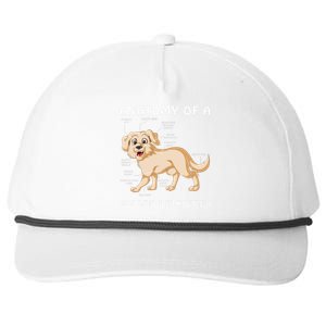 Anatomy Of A Golden Retriver Snapback Five-Panel Rope Hat