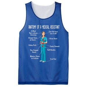 Anatomy Of A Medical Assistant Mesh Reversible Basketball Jersey Tank