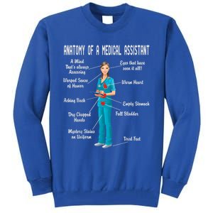 Anatomy Of A Medical Assistant Tall Sweatshirt