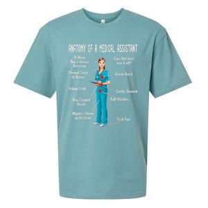 Anatomy Of A Medical Assistant Sueded Cloud Jersey T-Shirt