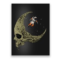 Astronaut On A Skull Planet In Outer Space Astronomy Space Poster