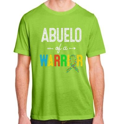 Abuelo Of A Warrior Autism Awareness Support Adult ChromaSoft Performance T-Shirt