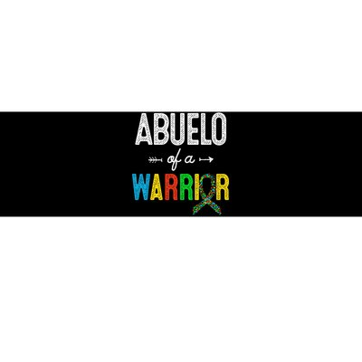 Abuelo Of A Warrior Autism Awareness Support Bumper Sticker