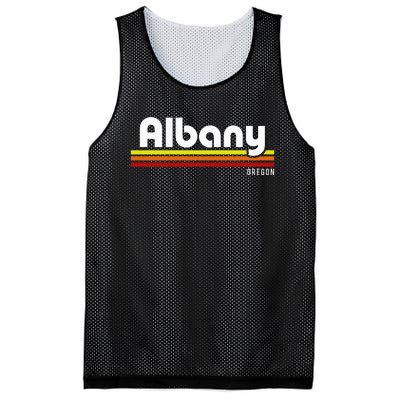 Albany Oregon Mesh Reversible Basketball Jersey Tank