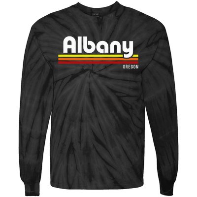 Albany Oregon Tie-Dye Long Sleeve Shirt