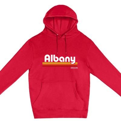 Albany Oregon Premium Pullover Hoodie