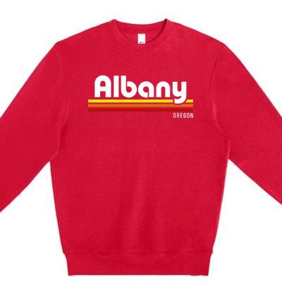 Albany Oregon Premium Crewneck Sweatshirt