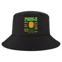 Anatomy Of A Pineapple Funny Upside Down Pineapple Cool Comfort Performance Bucket Hat