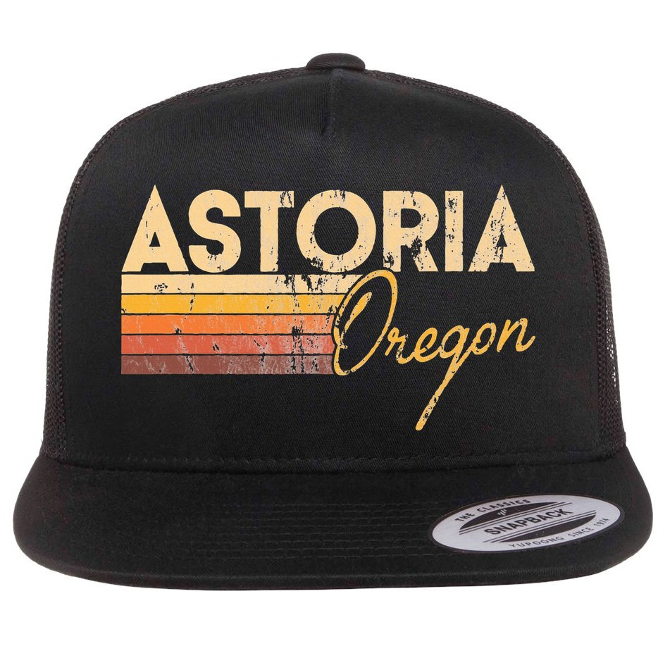 Astoria Oregon Flat Bill Trucker Hat