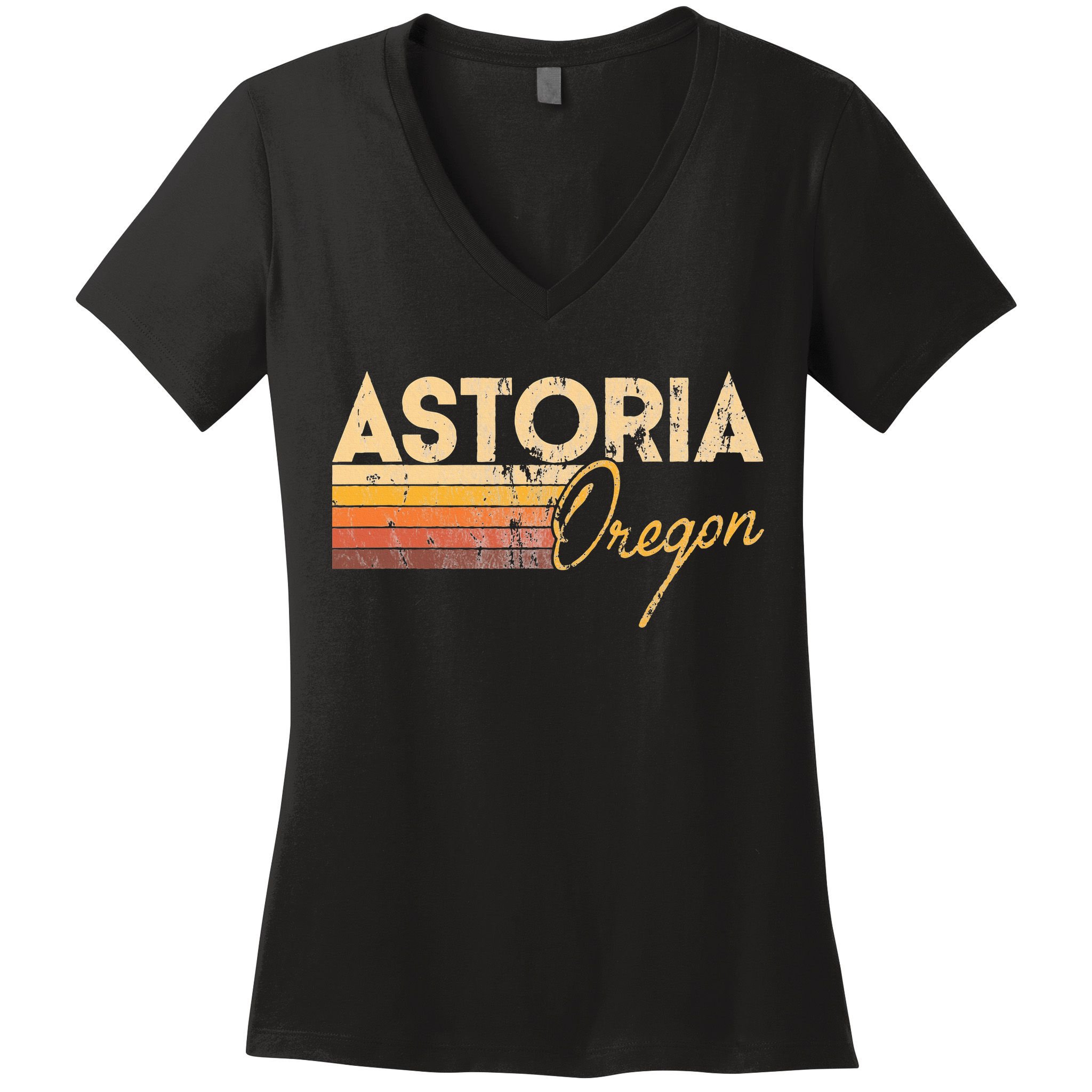 Astoria Oregon Women's V-Neck T-Shirt