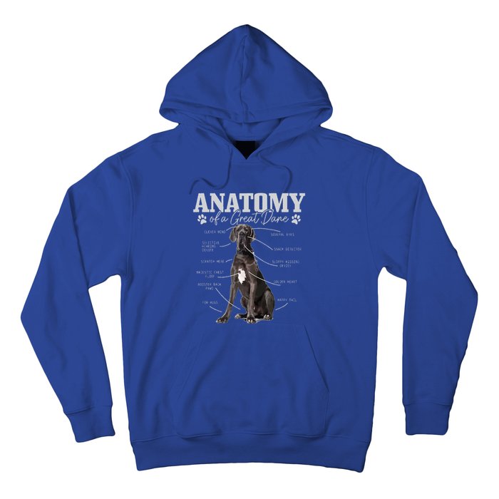 Anatomy Of A Great Dane Funny Cute Dog Mom Dad Hoodie