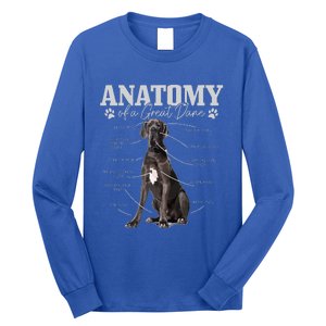 Anatomy Of A Great Dane Funny Cute Dog Mom Dad Long Sleeve Shirt