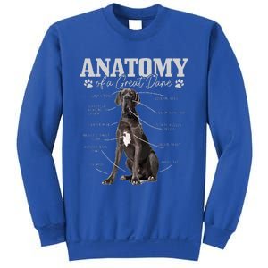 Anatomy Of A Great Dane Funny Cute Dog Mom Dad Sweatshirt