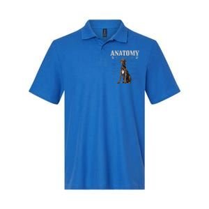 Anatomy Of A Great Dane Funny Cute Dog Mom Dad Softstyle Adult Sport Polo