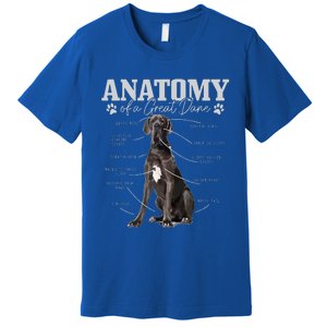 Anatomy Of A Great Dane Funny Cute Dog Mom Dad Premium T-Shirt