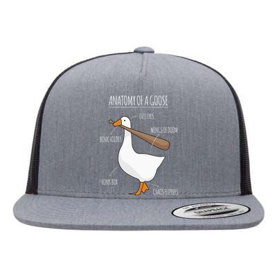 Anatomy Of A Goose Meme Flat Bill Trucker Hat