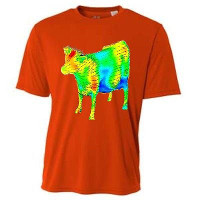 Aerodynamics Of A Cow Cow Physics Science Engineering Meme Heatmap Cooling Performance Crew T-Shirt