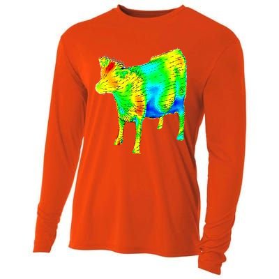 Aerodynamics Of A Cow Cow Physics Science Engineering Meme Heatmap Cooling Performance Long Sleeve Crew