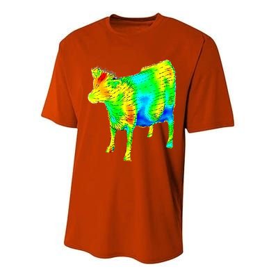 Aerodynamics Of A Cow Cow Physics Science Engineering Meme Heatmap Performance Sprint T-Shirt