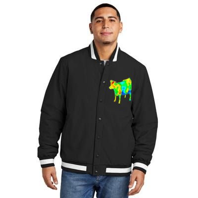 Aerodynamics Of A Cow Cow Physics Science Engineering Meme Heatmap Insulated Varsity Jacket