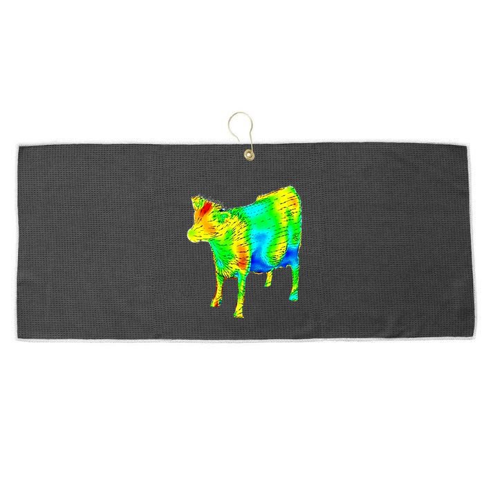 Aerodynamics Of A Cow Cow Physics Science Engineering Meme Heatmap Large Microfiber Waffle Golf Towel