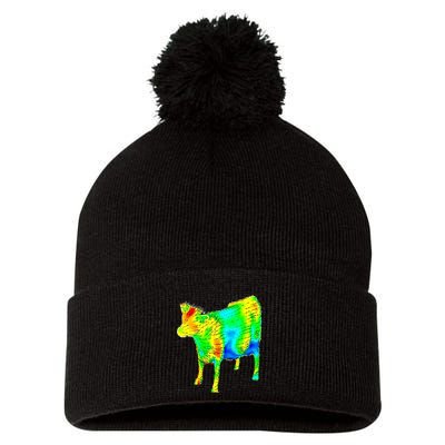 Aerodynamics Of A Cow Cow Physics Science Engineering Meme Heatmap Pom Pom 12in Knit Beanie