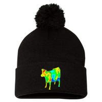 Aerodynamics Of A Cow Cow Physics Science Engineering Meme Heatmap Pom Pom 12in Knit Beanie