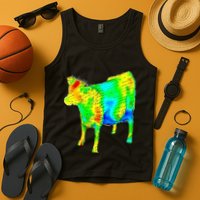 Aerodynamics Of A Cow Cow Physics Science Engineering Meme Heatmap Tank Top