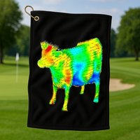 Aerodynamics Of A Cow Cow Physics Science Engineering Meme Heatmap Golf Towel