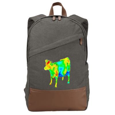 Aerodynamics Of A Cow Cow Physics Science Engineering Meme Heatmap Cotton Canvas Backpack