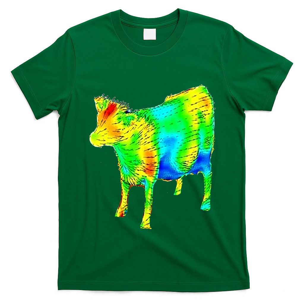 Aerodynamics Of A Cow Cow Physics Science Engineering Meme Heatmap T-Shirt