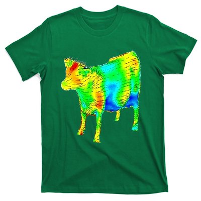 Aerodynamics Of A Cow Cow Physics Science Engineering Meme Heatmap T-Shirt