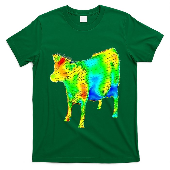 Aerodynamics Of A Cow Cow Physics Science Engineering Meme Heatmap T-Shirt