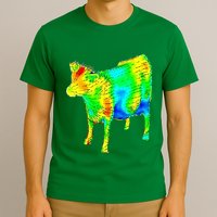 Aerodynamics Of A Cow Cow Physics Science Engineering Meme Heatmap T-Shirt