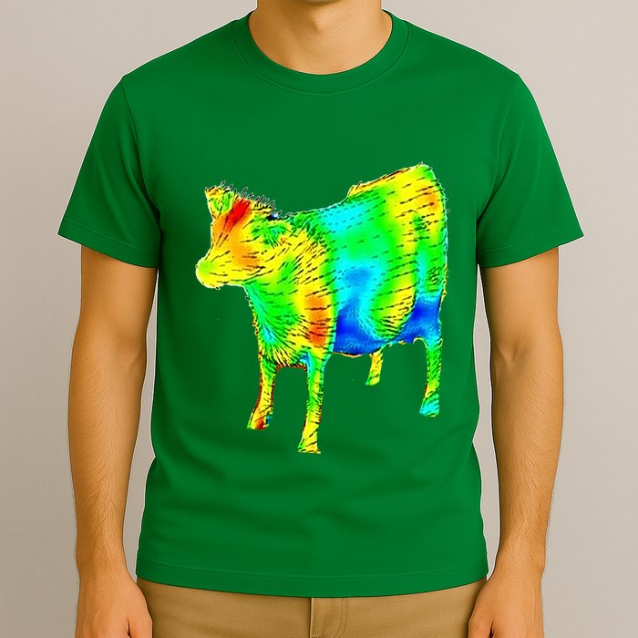 Aerodynamics Of A Cow Cow Physics Science Engineering Meme Heatmap T-Shirt