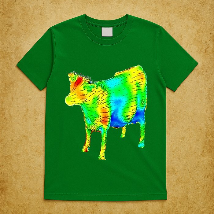 Aerodynamics Of A Cow Cow Physics Science Engineering Meme Heatmap T-Shirt