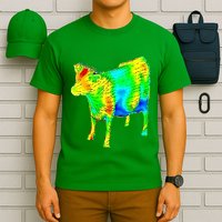 Aerodynamics Of A Cow Cow Physics Science Engineering Meme Heatmap T-Shirt