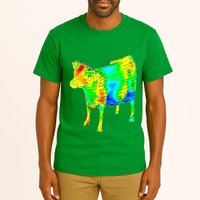 Aerodynamics Of A Cow Cow Physics Science Engineering Meme Heatmap Tall T-Shirt