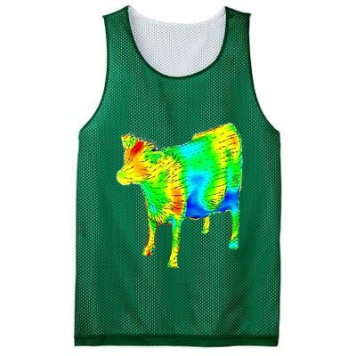 Aerodynamics Of A Cow Cow Physics Science Engineering Meme Heatmap Mesh Reversible Basketball Jersey Tank