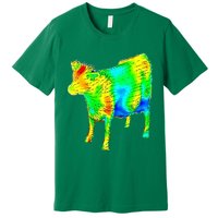 Aerodynamics Of A Cow Cow Physics Science Engineering Meme Heatmap Premium T-Shirt