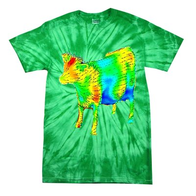 Aerodynamics Of A Cow Cow Physics Science Engineering Meme Heatmap Tie-Dye T-Shirt