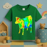 Aerodynamics Of A Cow Cow Physics Science Engineering Meme Heatmap Toddler T-Shirt