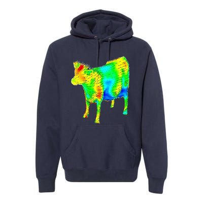 Aerodynamics Of A Cow Cow Physics Science Engineering Meme Heatmap Premium Hoodie