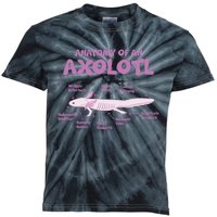 Anatomy Of An Axolotl Axolotls Funny Biology Diagram Science  Kids Tie-Dye T-Shirt