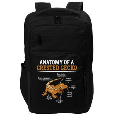 Anatomy Of A Crested Gecko, Eyelash Lizard Herpetologist Impact Tech Backpack