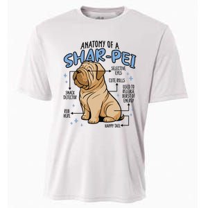 Anatomy Of A Sharpei Dog Cooling Performance Crew T-Shirt