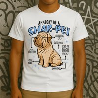 Anatomy Of A Sharpei Dog T-Shirt