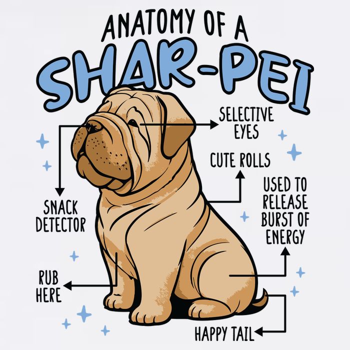 Anatomy Of A Sharpei Dog Adult Drive Performance Visor