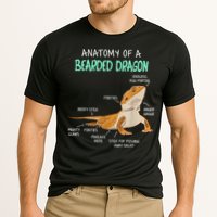 Anatomy Of A Bearded Dragon Bearded Dragon Lizard Pogona Reptile Cooling Performance Crew T-Shirt