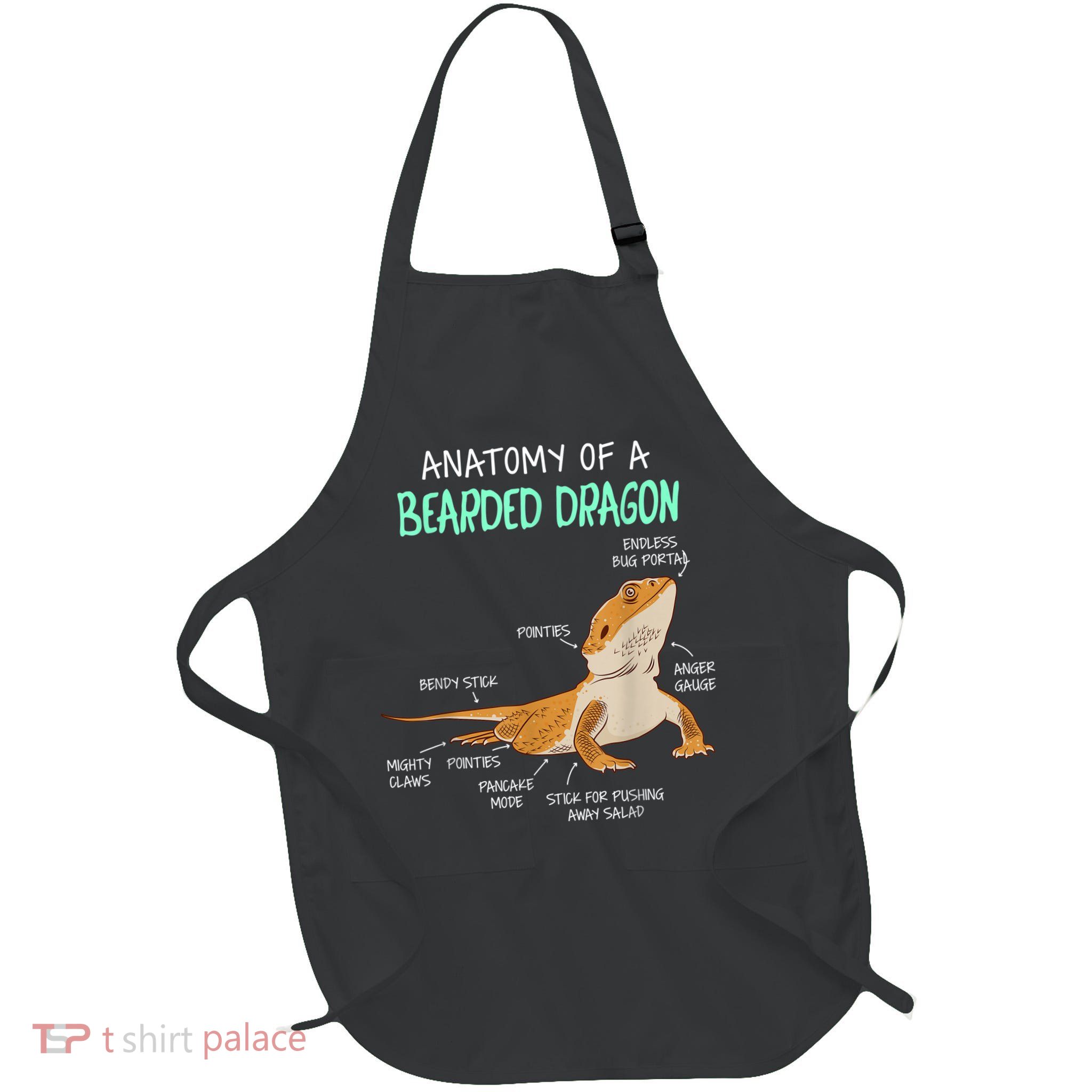 Anatomy Of A Bearded Dragon Bearded Dragon Lizard Pogona Reptile Apron
